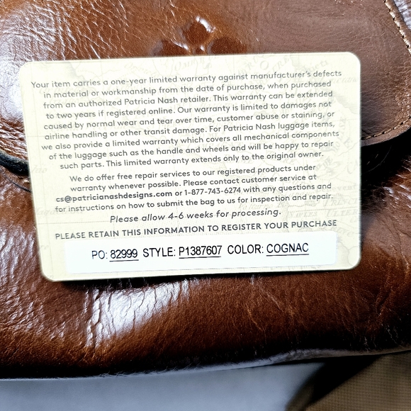 Patricia Nash Molise Frame Pocket Tote Bag - Picture 14 of 15